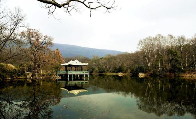 南京中山陵水榭风光