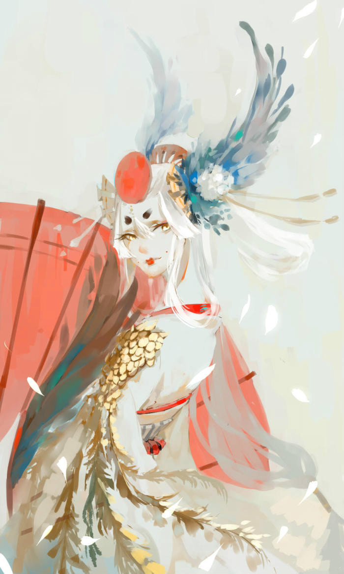 阴阳师姑获鸟古风图片壁纸