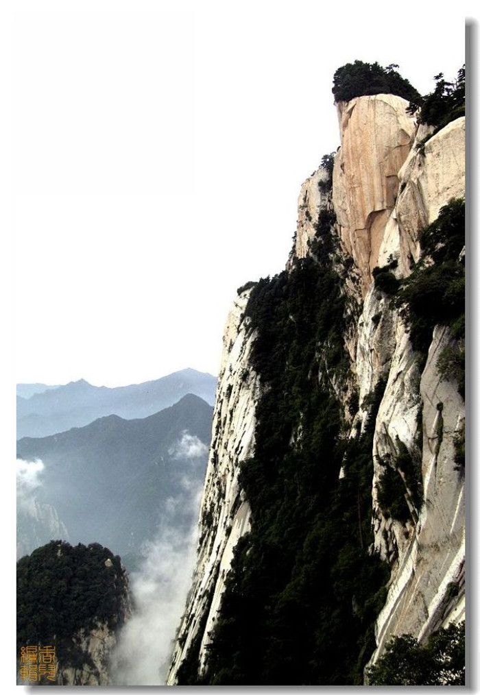 雄伟华山风景摄影欣赏