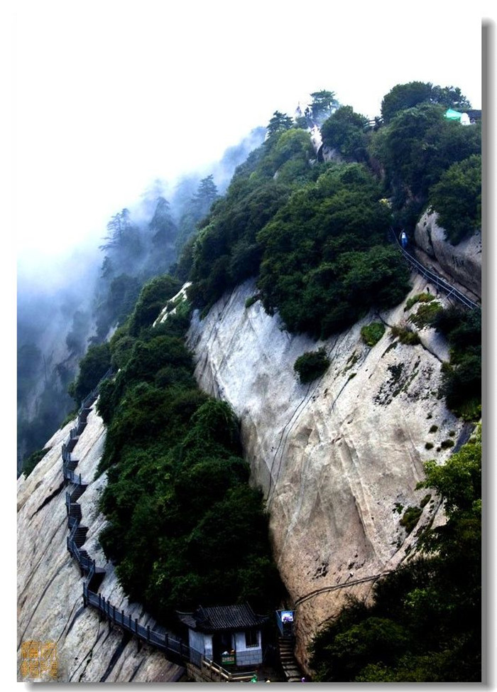 雄伟华山风景摄影欣赏