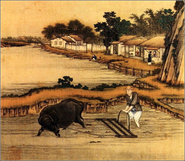 中国24节气古画图，超美国画插画欣赏