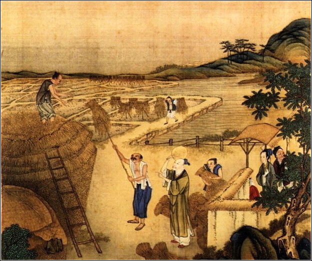 中国24节气古画图，超美国画插画欣赏