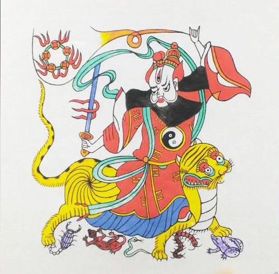 十款民间工艺年画，古风手绘童趣中国年画