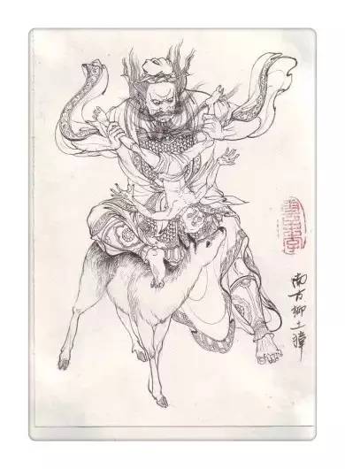 致敬经典《西游记》，传统文化手绘插画