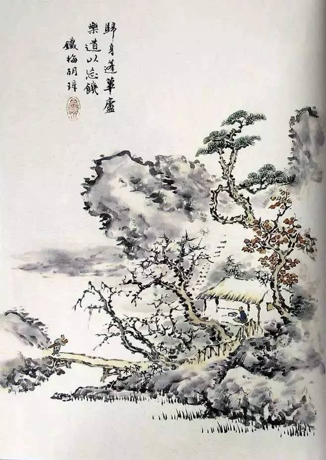 《芥子园画谱》山水集合，精选赏析！