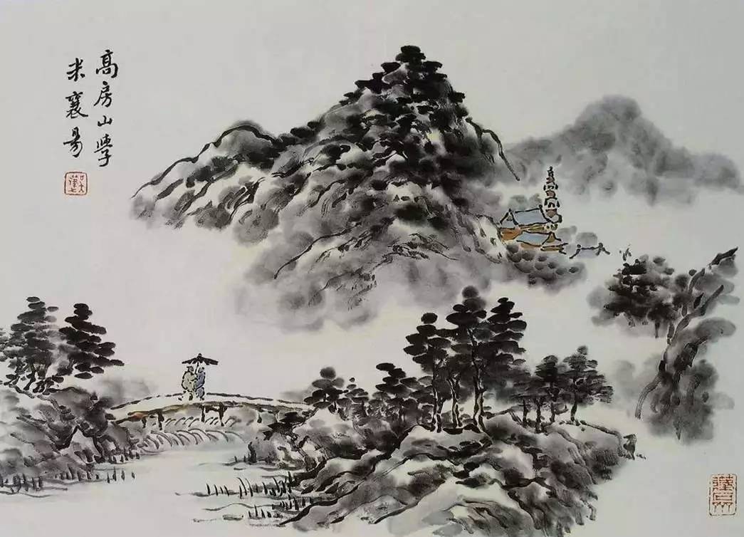 《芥子园画谱》山水集合，精选赏析！