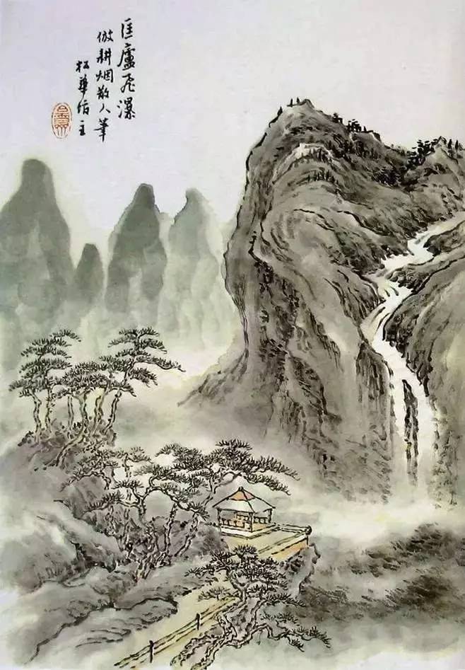 《芥子园画谱》山水集合，精选赏析！