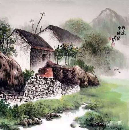 中国水墨画：唯美诗意国画山水