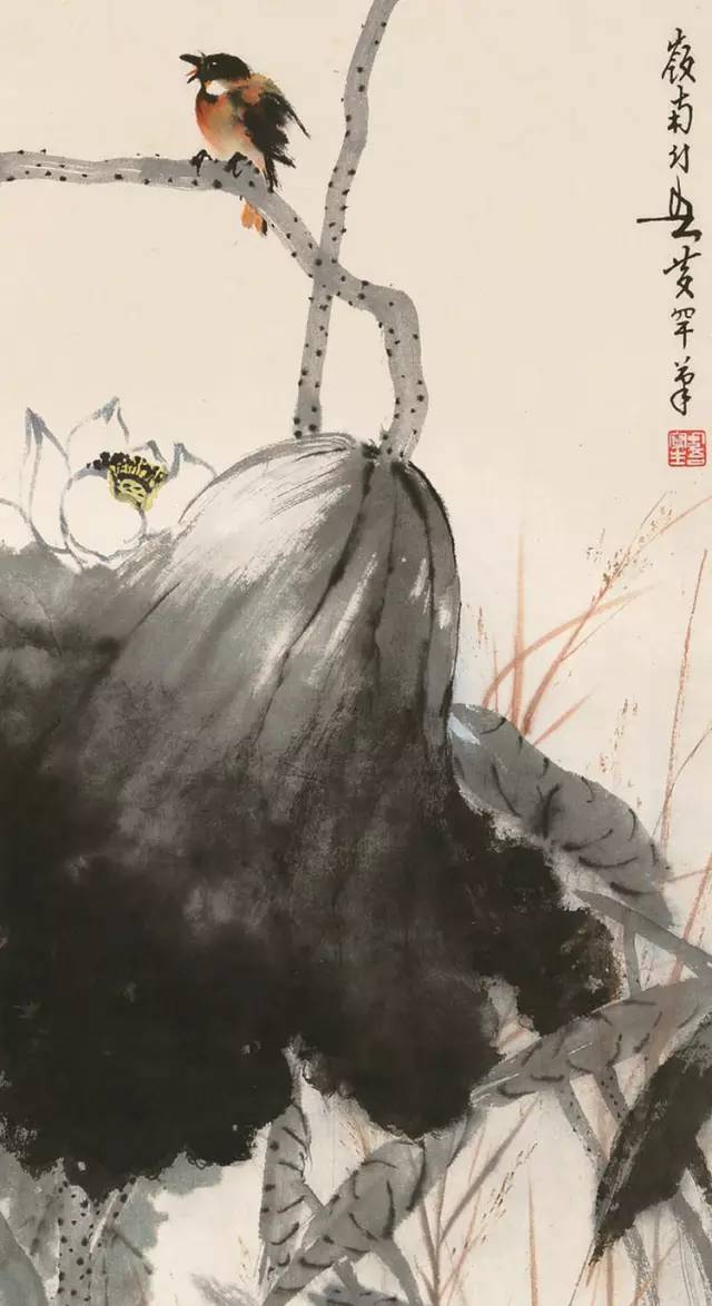 中国国画艺术：绝美花鸟国画图片