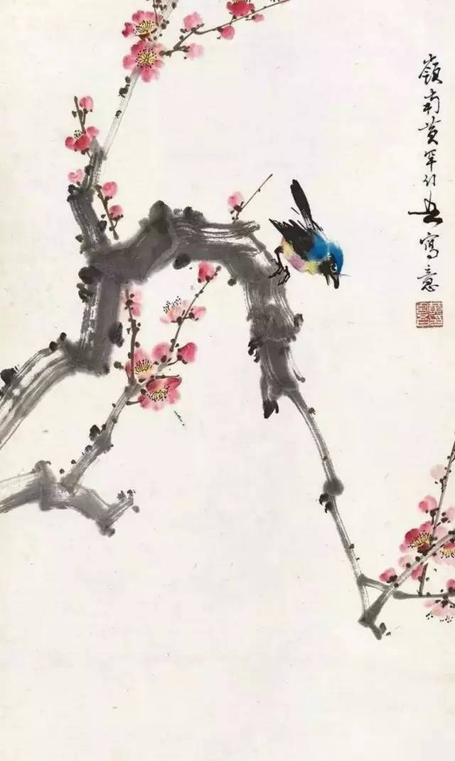 中国国画艺术：绝美花鸟国画图片