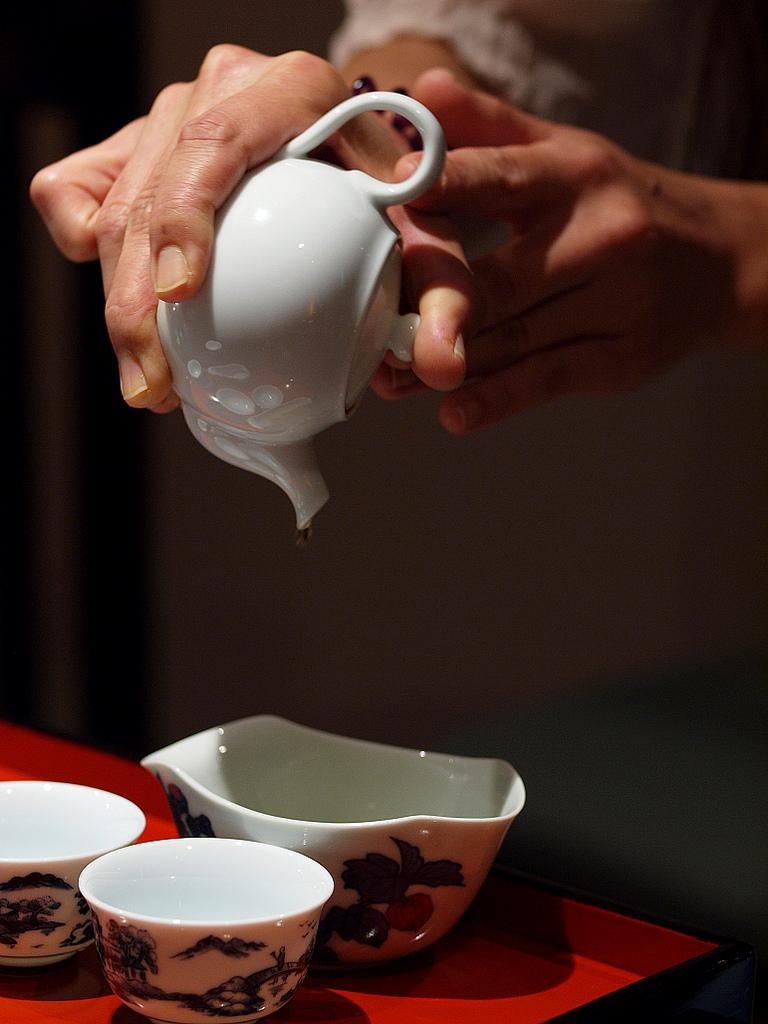 日本茶道泡茶图片