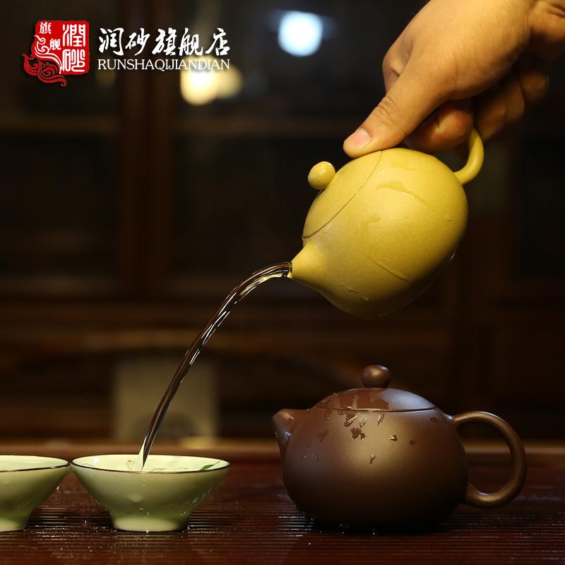 老紫泥段泥西施壶茶图片4