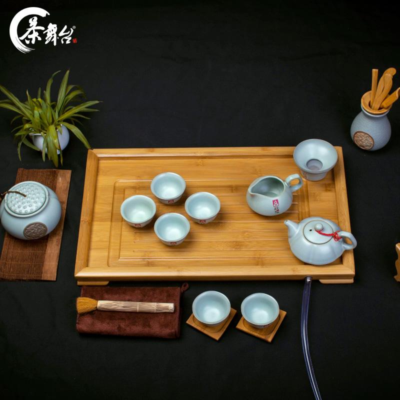 竹茶盘实木茶海功夫茶具图片2