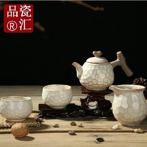 千颜柴烧飘逸陶瓷功夫茶具图片