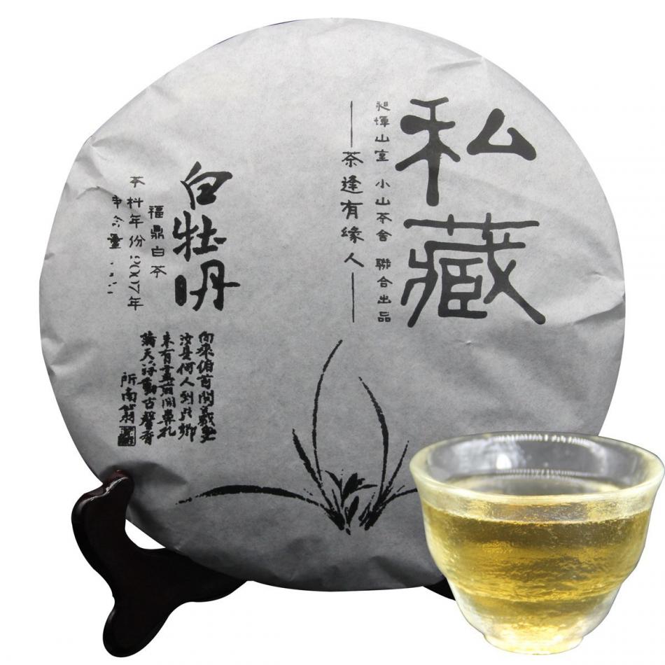 小山私家私藏白牡丹 350g茶饼图片7