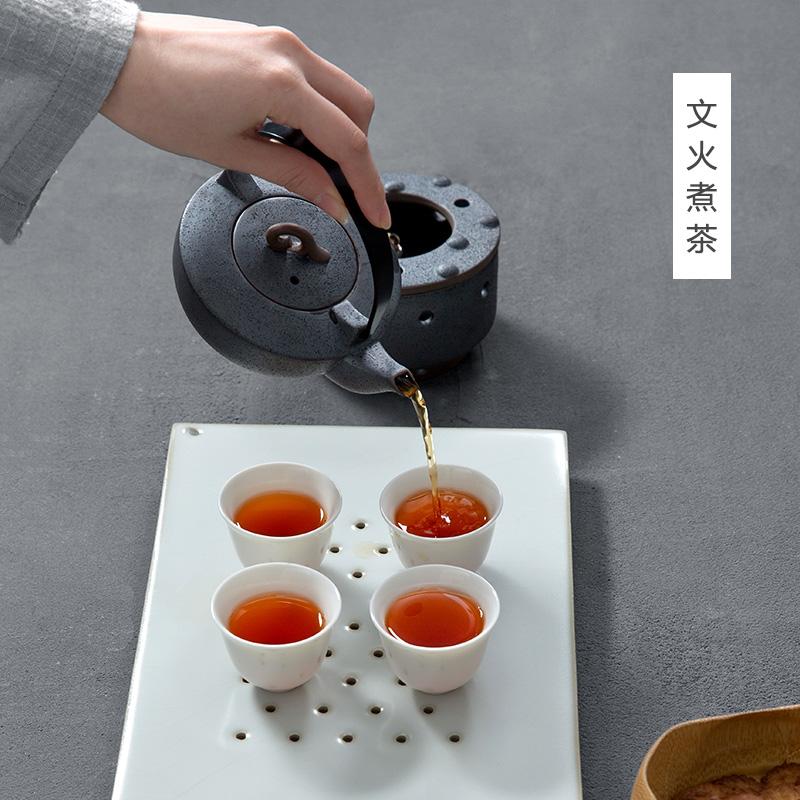 酒精灯茶炉陶瓷茶具茶壶图片2