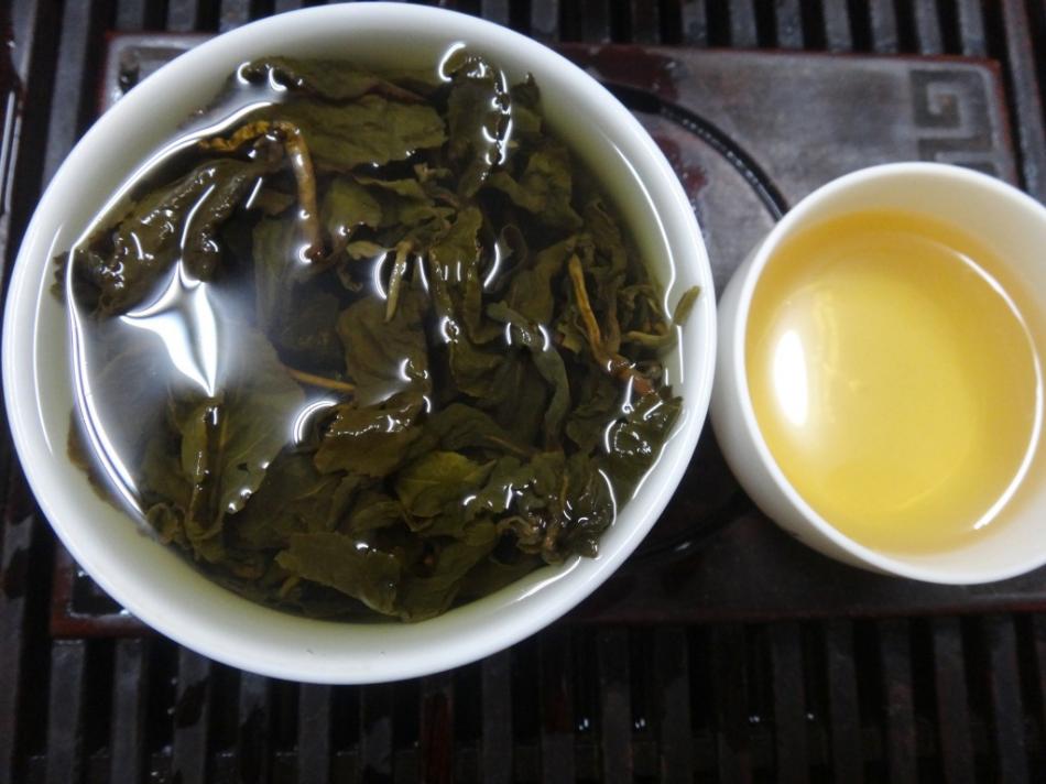 冻顶乌龙茶茶汤图片