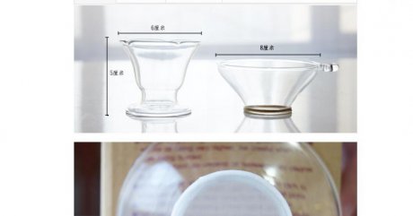 玻璃茶漏茶滤透明玻璃茶具图片