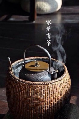 寒夜客来茶当酒，竹炉汤沸火初