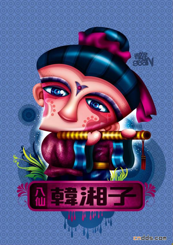 马来西亚Sean Lee漂亮的中国风插画