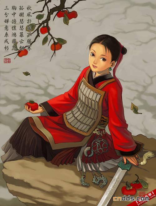 插画师炎炎作品之《花样年华》