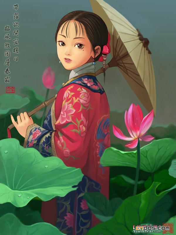 插画师炎炎作品之《花样年华》