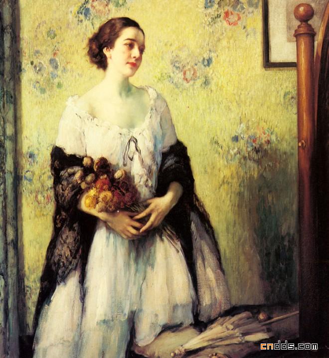 比利时后印象派画家Fernand Toussaint（1873年—1956年