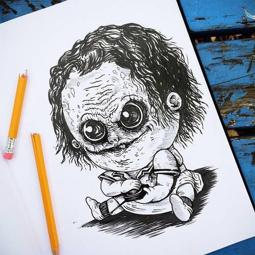 Alex Solis 系列作品「Baby Terrors」Ⅱ绘画欣赏