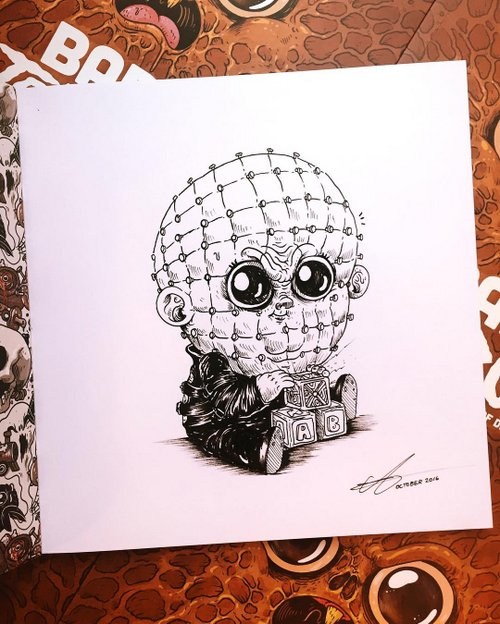 Alex Solis 系列作品「Baby Terrors」Ⅱ绘画欣赏