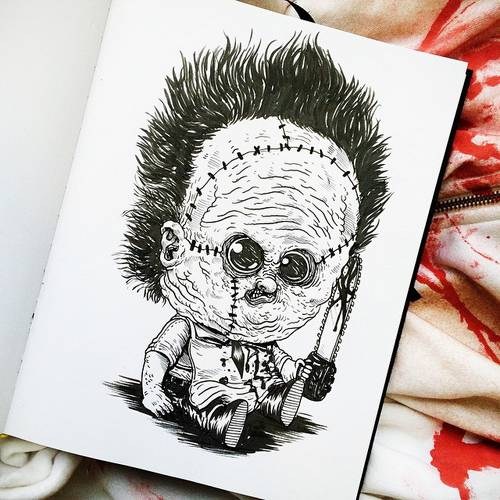 Alex Solis 系列作品「Baby Terrors」Ⅱ绘画欣赏