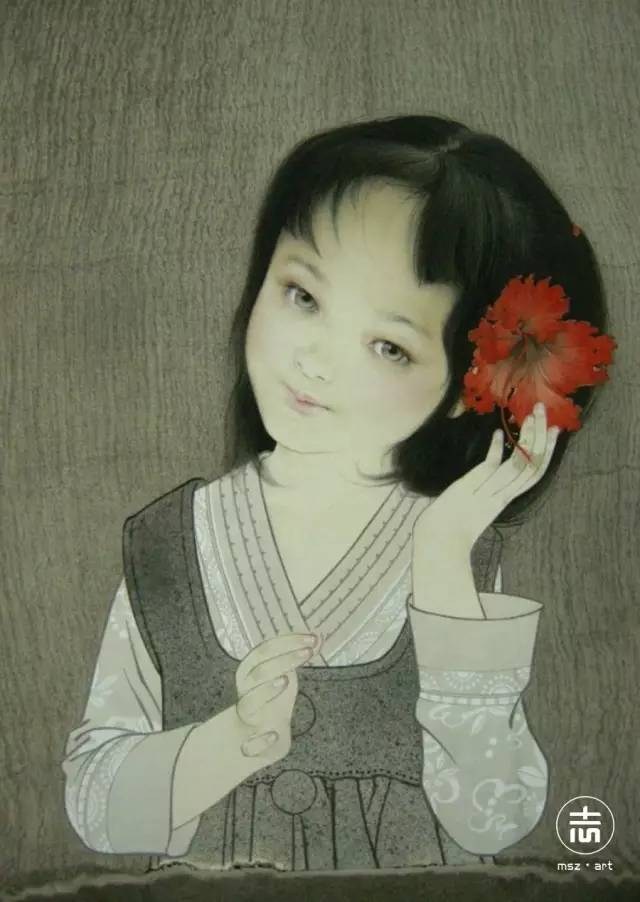 极致柔美的人像画