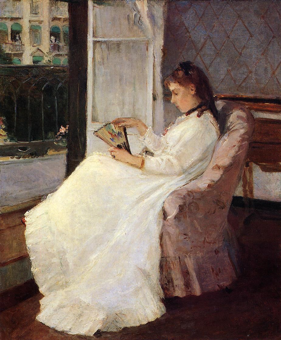 法国画家贝尔特&#183;莫里索(Berthe Morisot)油画作品