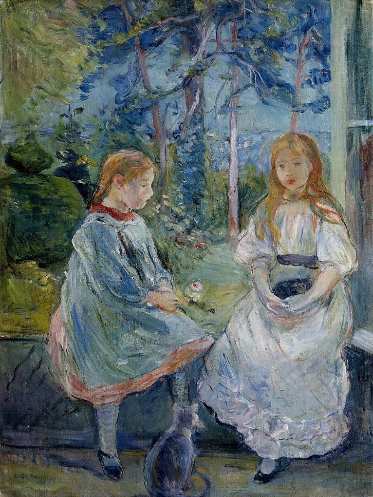 法国画家贝尔特&#183;莫里索(Berthe Morisot)油画作品