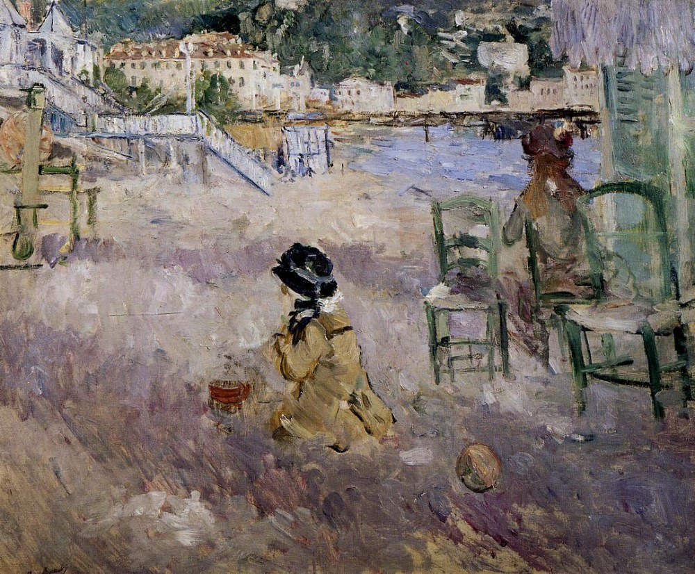 法国画家贝尔特&#183;莫里索(Berthe Morisot)油画作品