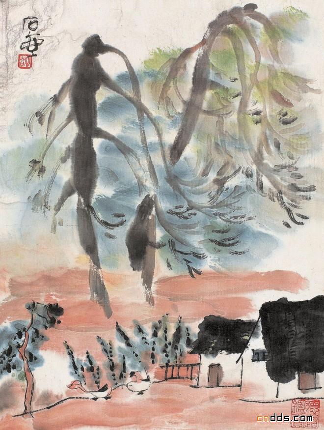 著名国画大师陈子庄作品欣赏