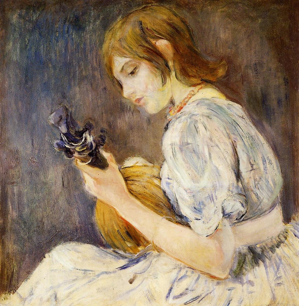 法国画家贝尔特&#183;莫里索(Berthe Morisot)油画作品