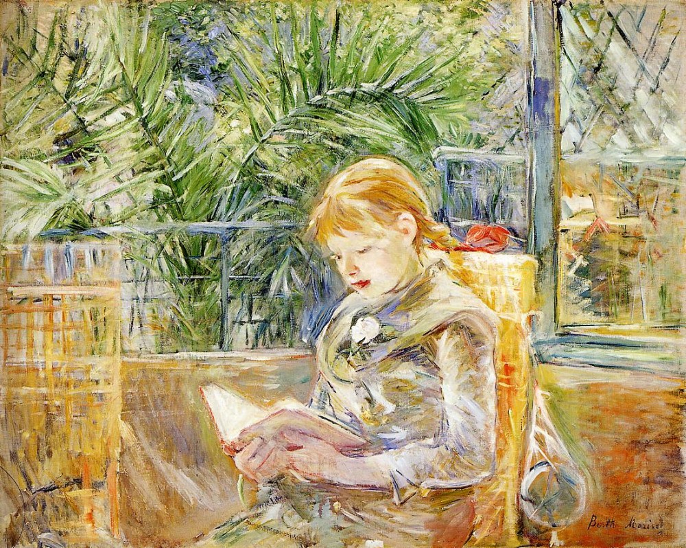 法国画家贝尔特&#183;莫里索(Berthe Morisot)油画作品