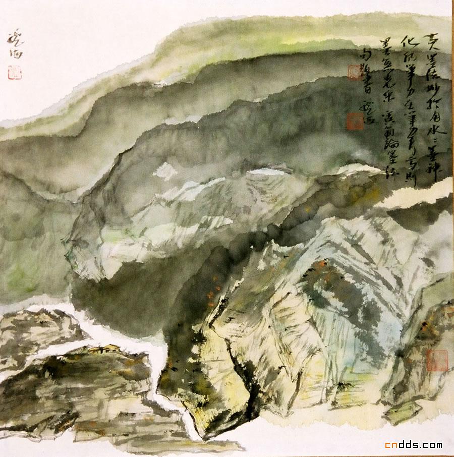 袁龙海国画作品欣赏