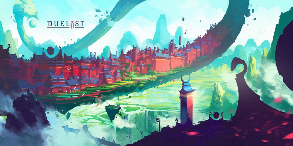 Anton Fadeev  《 决 斗 英 雄（Duelyst）》场景概念设