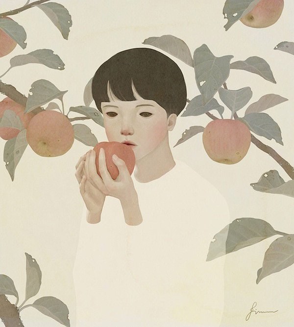 韩国插画师 Jiwoon Pak 水彩插画欣赏