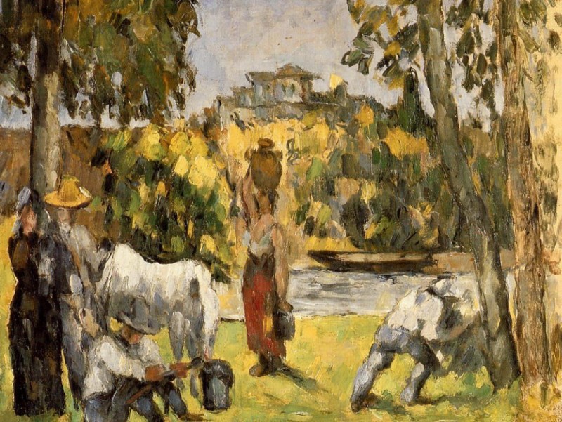 法国保罗&#183;塞尚（Paul C&#233;zanne）油画作品