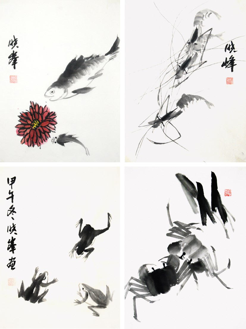 国画小品 花鸟