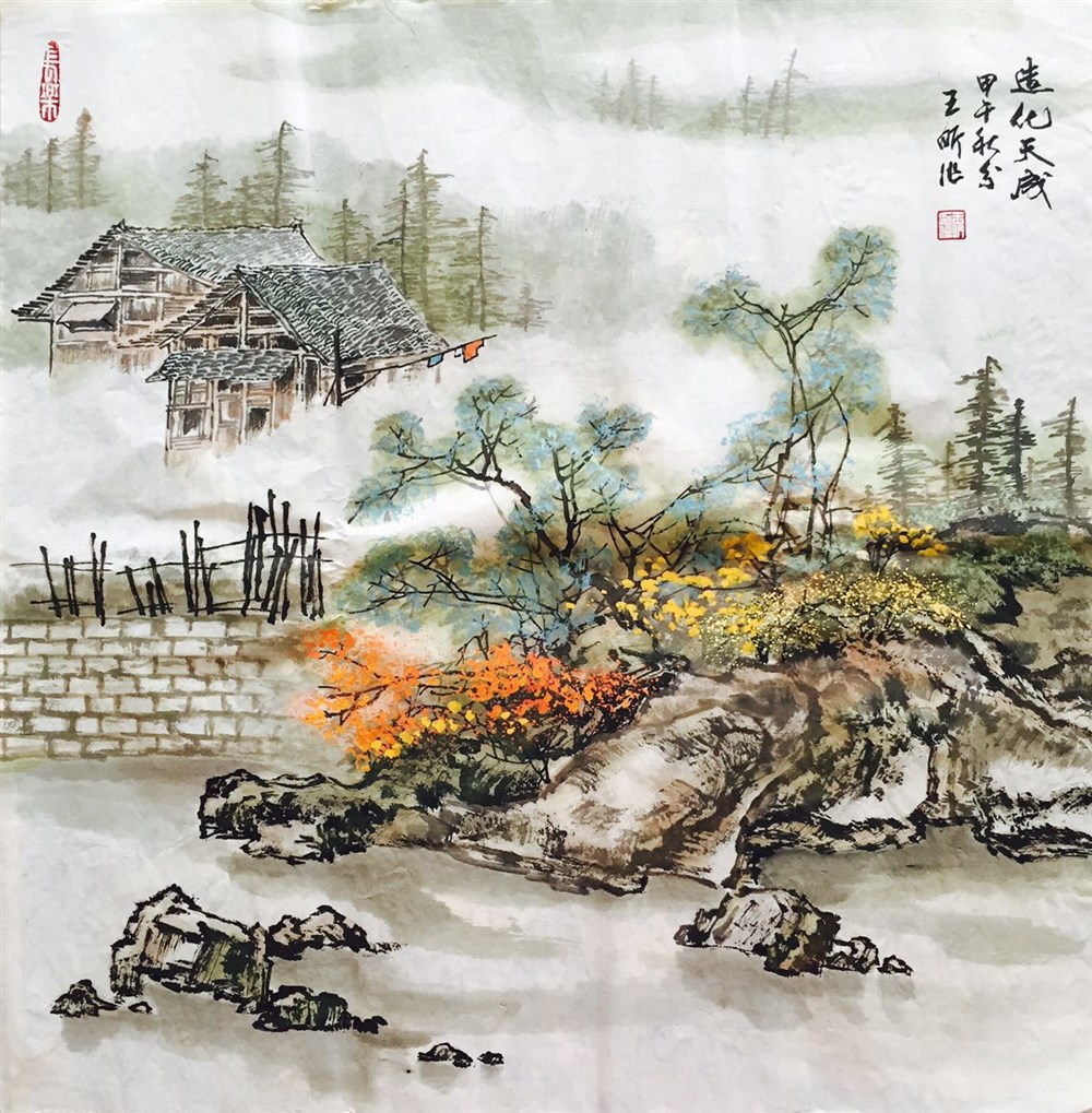 王昕老师山水