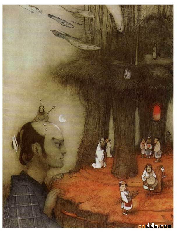 围观日本神话插画作品 你能否看懂