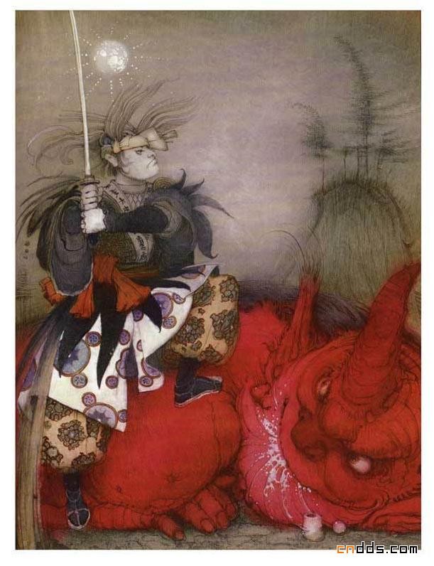 围观日本神话插画作品 你能否看懂