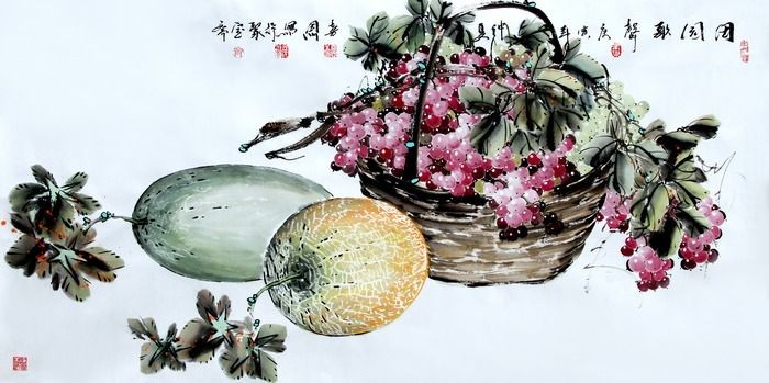 齐喜恩国画作品