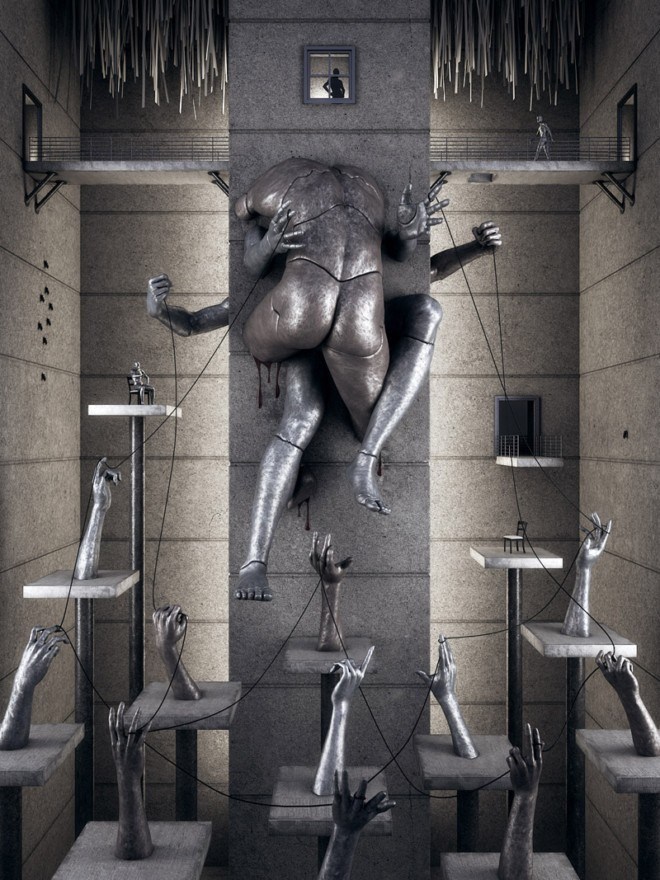 Adam Martinakis 3D艺术作品