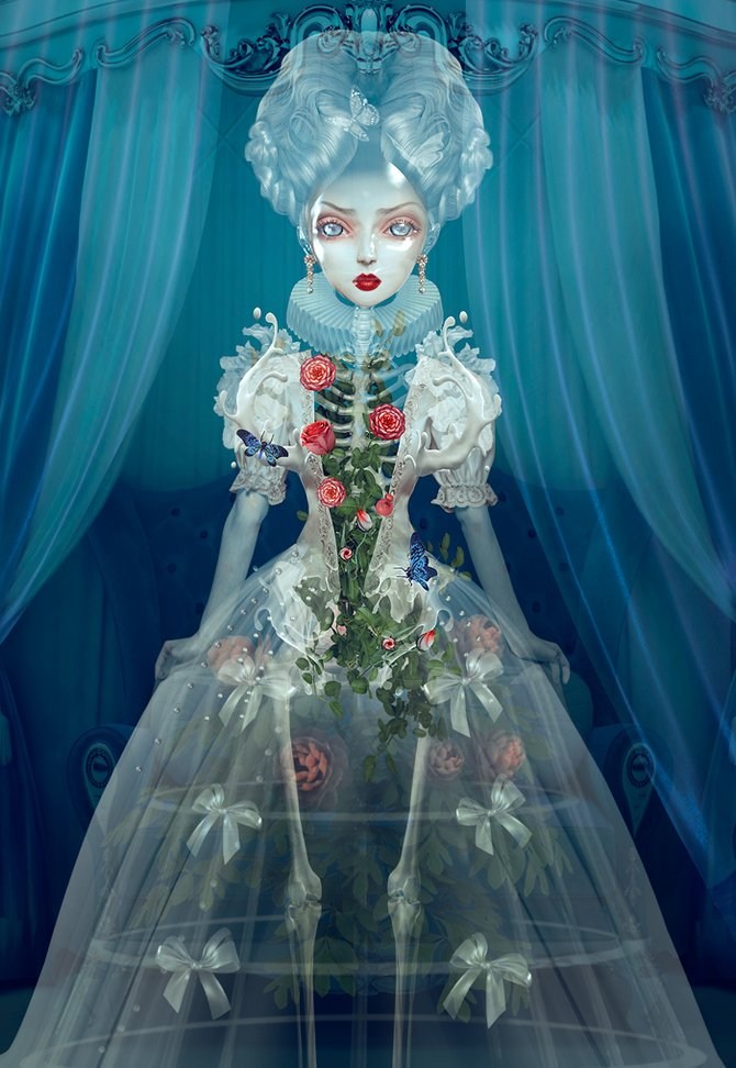 Natalie Shau 诡异插画设计