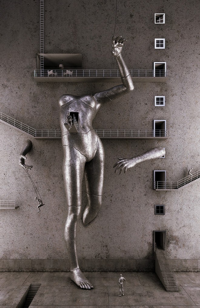 Adam Martinakis 3D艺术作品