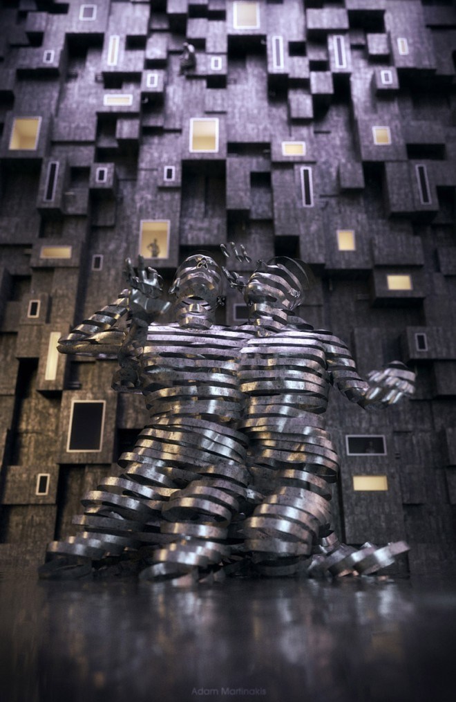 Adam Martinakis 3D艺术作品